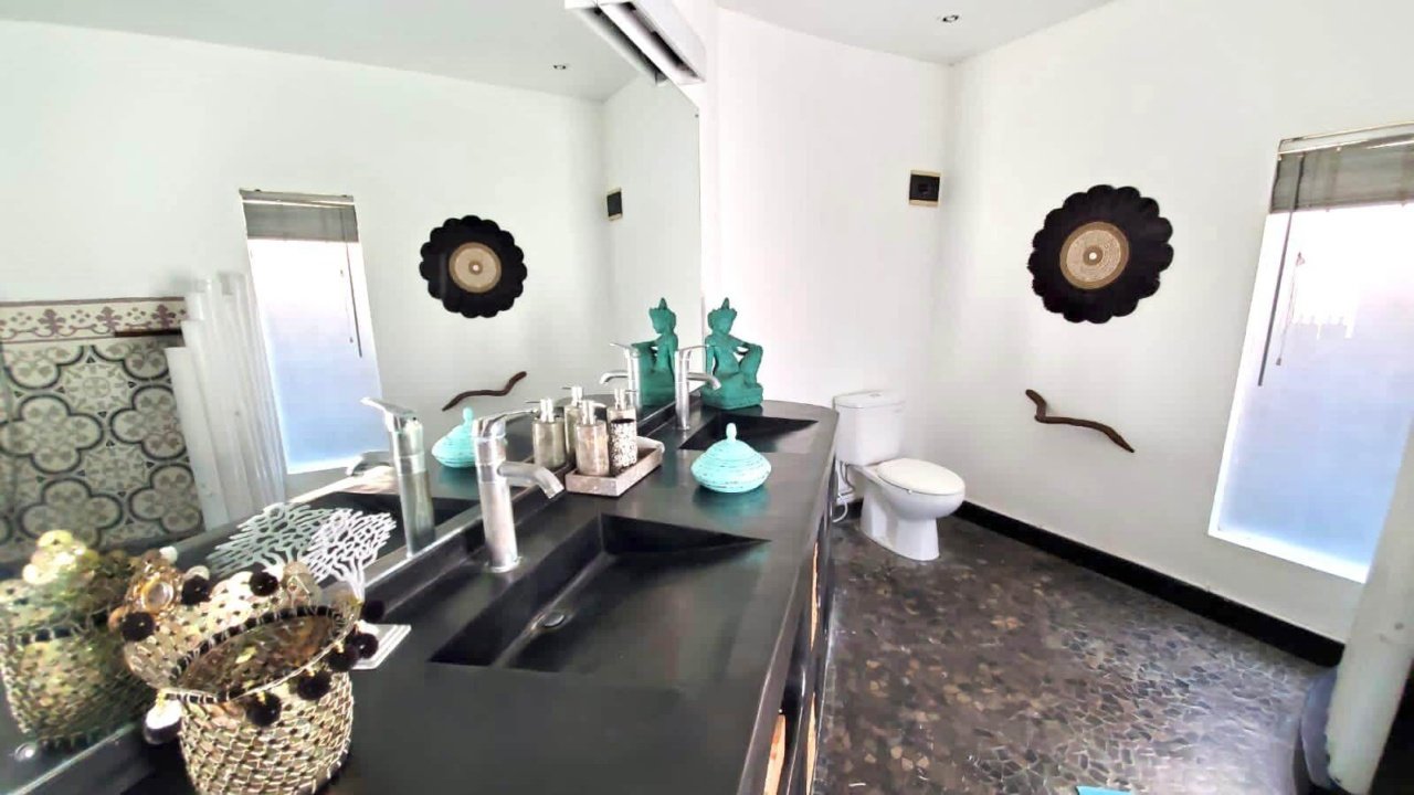 peaceful 3br tropical villa with pool–umalas kerobokan 13