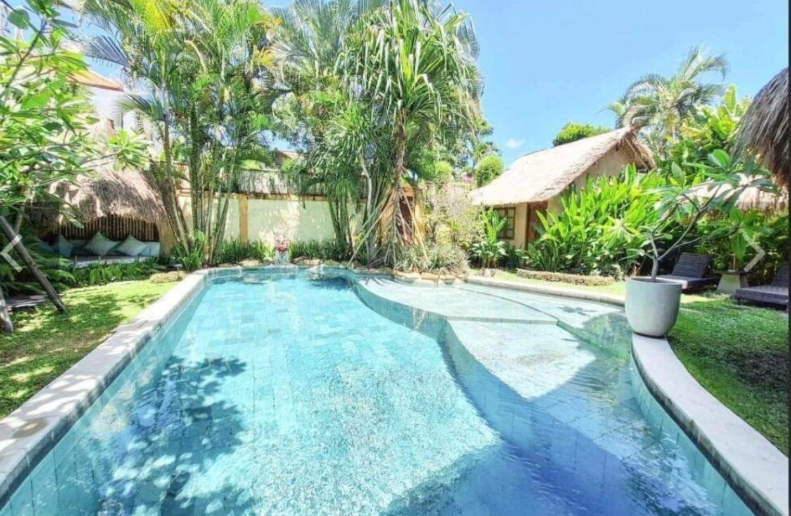 peaceful 3br tropical villa with pool–umalas kerobokan 15