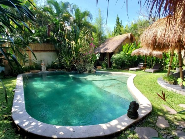 peaceful 3br tropical villa with pool–umalas kerobokan 4